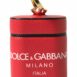 Dolce & Gabbana Red Leather Keychain ONE SIZE Red