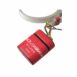 Dolce & Gabbana Red Leather Keychain