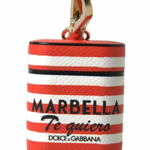 Dolce & Gabbana Marbella Te Quiero AirPods Pro Case Red ONE SIZE Orange
