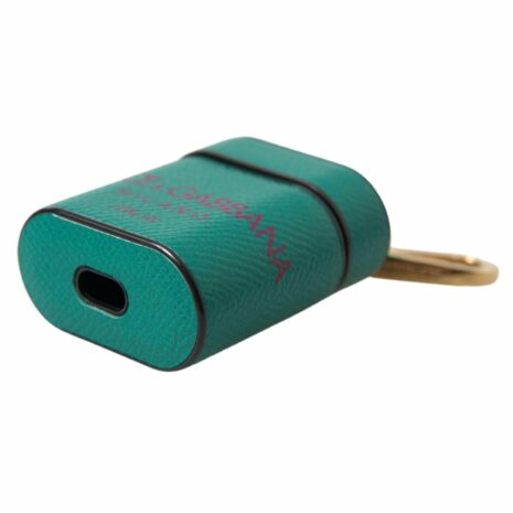 Dolce & Gabbana Airpods Pro Case Green Leather