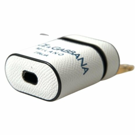 Dolce & Gabbana AirPods Pro Case White Leather