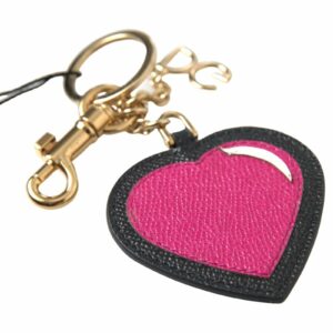 Dolce & Gabbana Heart Keychain PinkBlack