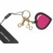 Dolce & Gabbana Heart Keychain PinkBlack
