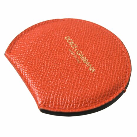 Dolce & Gabbana Orange Leather Coin Purse