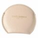 Dolce & Gabbana Women's Beige Leather Half-Moon Coin Purse ONE SIZE Beige