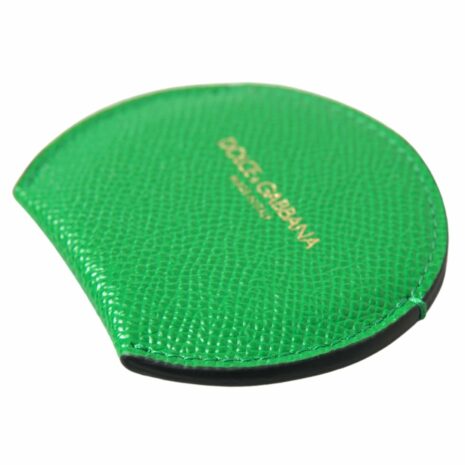 Dolce & Gabbana Green Leather Coin Purse
