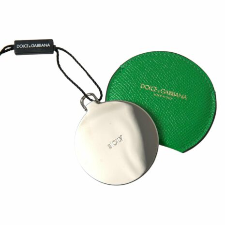Dolce & Gabbana Green Leather Coin Purse