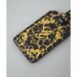 Dolce & Gabbana Leopard Print Leather Luggage Tag