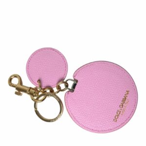Dolce & Gabbana Dolce Gabbana Keychain ONE SIZE Gold And Pink