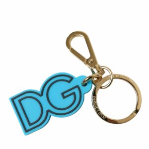 Dolce & Gabbana DG Keychain Blue ONE SIZE Black and Blue