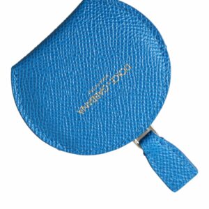 Dolce & Gabbana Blue Leather Coin Purse ONE SIZE Blue