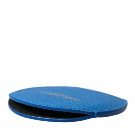 Dolce & Gabbana Blue Leather Coin Purse
