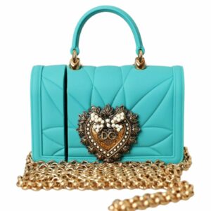 Dolce & Gabbana icily Mini Bag Turquoie ilicone ONE SIZE Turquoise
