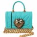 Dolce & Gabbana icily Mini Bag Turquoie ilicone ONE SIZE Turquoise