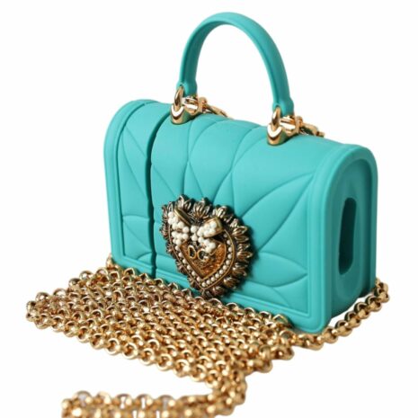 Dolce & Gabbana icily Mini Bag Turquoie ilicone