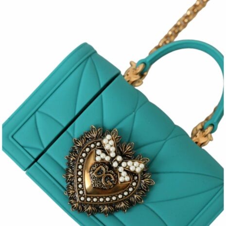 Dolce & Gabbana icily Mini Bag Turquoie ilicone