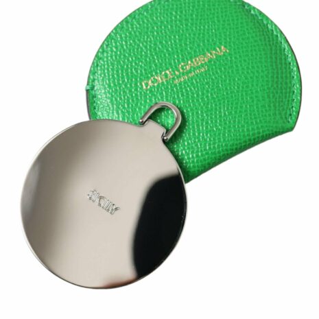 Dolce & Gabbana Green Leather Coin Purse