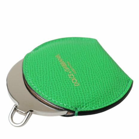 Dolce & Gabbana Green Leather Coin Purse