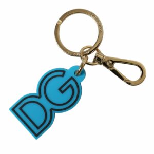 Dolce & Gabbana DG Keychain Blue Style ONE SIZE Black and Blue