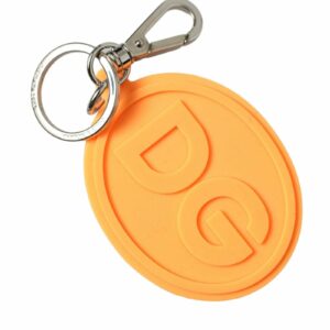 Dolce & Gabbana DG Keychain Silicone Model ONE SIZE Orange