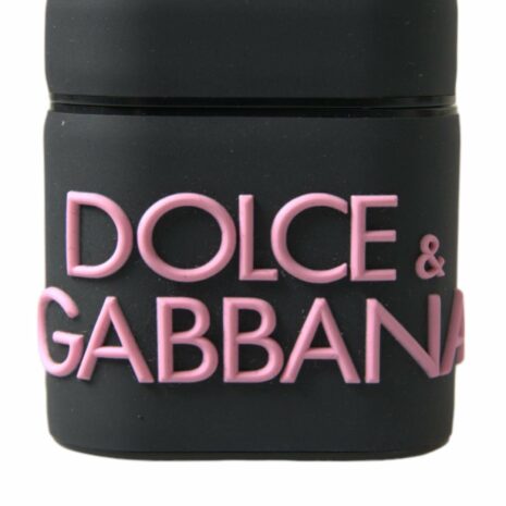 Dolce & Gabbana Silicone Phone Case Black ONE SIZE Black