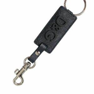 Dolce & Gabbana DG Logo Keychain ONE SIZE Black | Silver