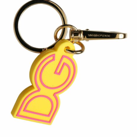 Dolce & Gabbana DG Keychain YellowPink