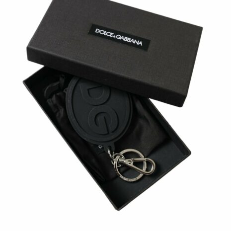Dolce & Gabbana DG Keychain Silicone Black