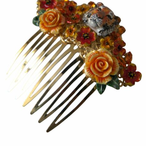 Dolce & Gabbana Floral Tiger Hair Comb