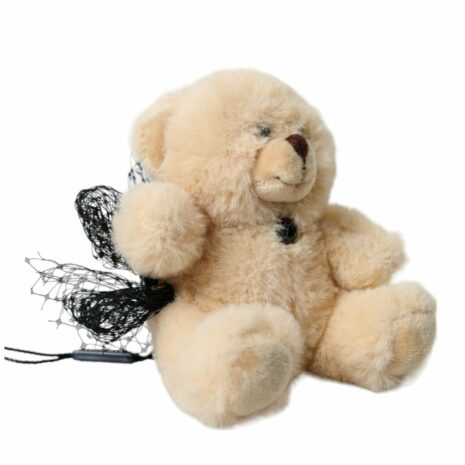 Dolce & Gabbana Beige Teddy Bear with Rhinestone Button
