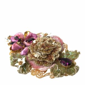 Dolce & Gabbana Floral Brooch ONE SIZE Multicolor