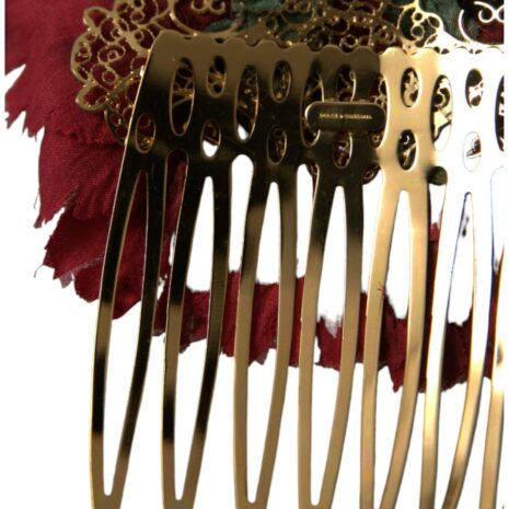 Dolce & Gabbana Carnation Flower Comb Hair Accessory