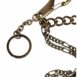Dolce & Gabbana Gold-Tone Keychain with Rhinestone DG Logo Charm