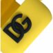 Dolce & Gabbana Silicone AirPods Case with Carabiner - Yellow
