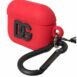 Dolce & Gabbana Red Silicone Airpods Pro Case with Carabiner