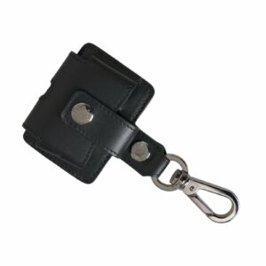 Dolce & Gabbana AirPods Pro Case with Carabiner - Black Leather ONE SIZE Black