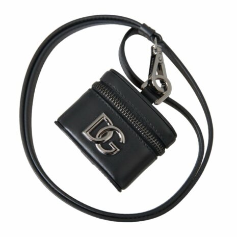 Dolce & Gabbana Black Leather AirPods Pro Case