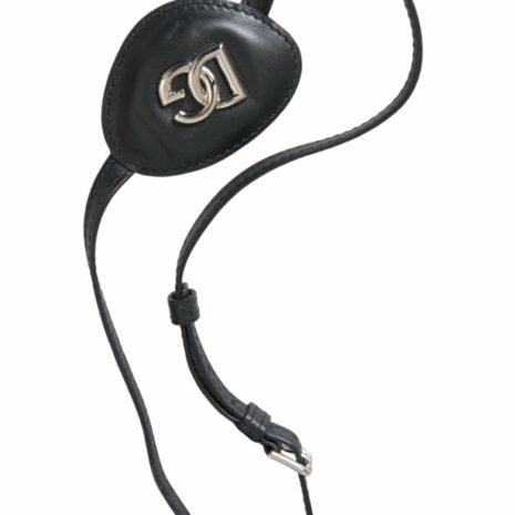 Dolce & Gabbana Black Leather Eyepatch