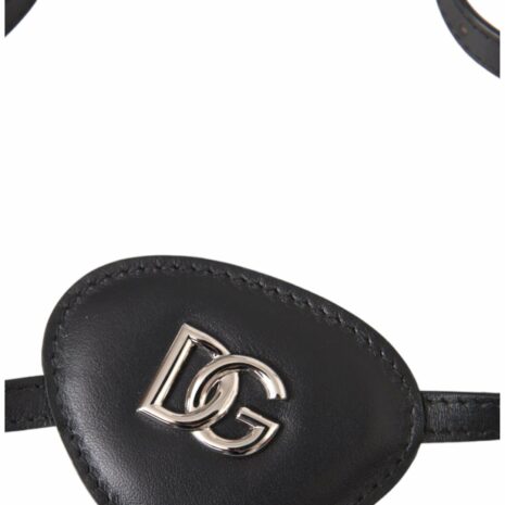 Dolce & Gabbana Leather Eyepatch with DG Logo