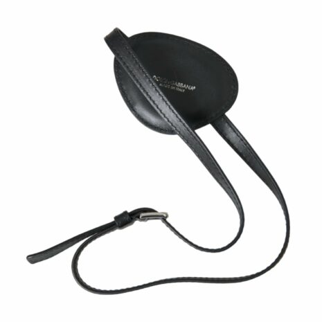Dolce & Gabbana Leather Eyepatch with DG Logo