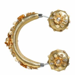 Dolce & Gabbana DG Girl Floral Headphones - Gold ONE SIZE Gold
