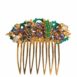 Dolce & Gabbana Floral Jewel Hair Comb Women Gold Other ONE SIZE Gold