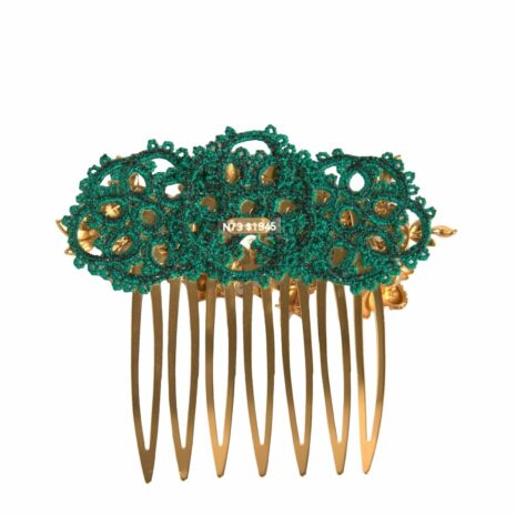 Dolce & Gabbana Floral Jewel Hair Comb Women Gold Other