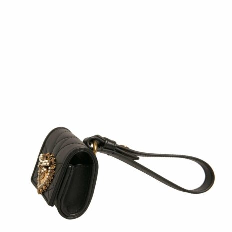 Dolce & Gabbana quilted leather card holder Women Black Other