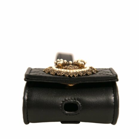Dolce & Gabbana quilted leather card holder Women Black Other