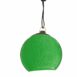 Dolce & Gabbana Round Compact Mirror Green Leather Women Other