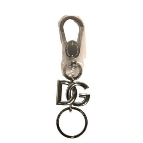Dolce & Gabbana DG Keychain Metal Accessory Women Silver