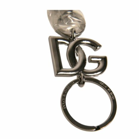 Dolce & Gabbana DG Keychain Metal Accessory Women Silver