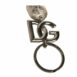 Dolce & Gabbana DG Keychain Metal Accessory Women Silver