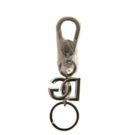 Dolce & Gabbana DG Keychain Metal Accessory Women Silver